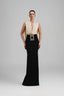 Asthentic Mermaid Cowl Neck Silk Satin Floor Length Dress for women, from Ha Thanh Viet, The Viet Concept 