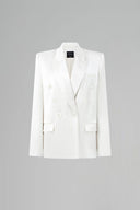 Katherin Satin Silk Tailored Blazer for women, from IHF STUDIO, The Viet Concept