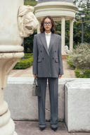 Double-Breasted Wool-Blend Twill Blazer for women, from HOBB, The Viet Concept