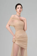 Nella Off-shoulder Maxi Dress for women, from BYDI, The Viet Concept 