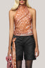 Carroll Bodycon Turtle Neck Organza Top for women, from Das La Vie, The Viet concept 