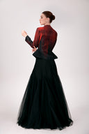 Taylor Ombre Tailored Blazer & Mesh Maxi Skirt Set for women, from DANG PHONG DESIGNER, The Viet Concept