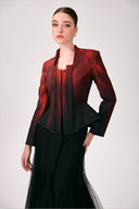 Taylor Ombre Tailored Blazer & Mesh Maxi Skirt Set for women, from DANG PHONG DESIGNER, The Viet Concept