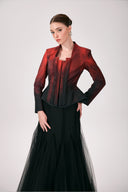 Taylor Ombre Tailored Blazer & Mesh Maxi Skirt Set for women, from DANG PHONG DESIGNER, The Viet Concept