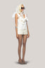 Mullins Bodycon Flower Applique Spandex Top for women, from Das La Vie, The Viet Concept 
