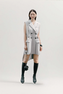 Gray Berlin Mini Dress for women, from WHITE PLAN, The Viet Concept 
