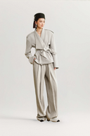 Gray Amburg Classic Tailored Pants for women, from WHITE PLAN, The Viet Concept 