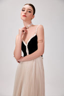 Liz Lace-Up Velvet Silk Evening Gown for women, from DANG PHONG DESIGNER, The Viet Concept