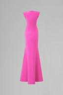 Pink Royal Garden Mermaid Evening Gown – V-Neck Crystal Dress for women, from IHF ATELIER, The Viet Concept