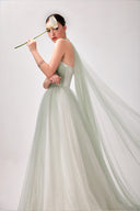 Karen Hand-Draped Mesh Evening Gown for women, from DANG PHONG DESIGNER, The Viet Concept