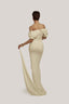 Hemera Hourglass Front Slit Jersey Floor Length Dress for women, from Poem, The Viet Concept 