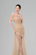Nella Off-shoulder Maxi Dress for women, from BYDI, The Viet Concept 