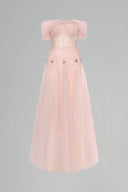 Pink Iriséa Maxi 'Dress for women, from Calista , The Viet Concept 