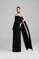 Strapless A-line Dress With Scarf Set for women, from GVLUX, The Viet Concept 