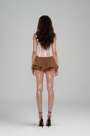 White Mie Mini Dress for women, from Huelley Rose, The Viet Concept 