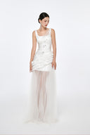 Lavish Embellished Mesh Gown for women, from JOSEPHINE, The Viet Concept 