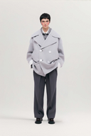 Pinstripe Trench Coat for men, from CAOSTU, The Nam concept 