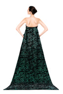 Royal Plume Strapless Twill Couture Gown for women, from MR CRAZY & LADY SEXY, The Viet Concept 