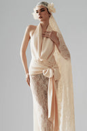 White Adalicia Maxi Dress for women, from LINH DOAN, The Viet Concept
