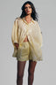 Yellow Linen Shirt for women, from Xits, The Viet Concept 