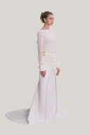  White Tayce Skirt for women, from Jenny K Tran, The Viet Concept 2
