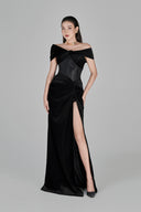L'ALLÉE • Ana Off-Shoulder Corset Gown