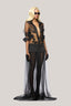 Reyes Shirt See-Through Organza Voile Floor Length Dress for women, from Das La Vie, The Viet Concept 