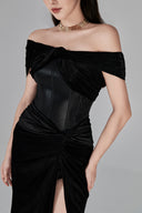 L'ALLÉE • Ana Off-Shoulder Corset Gown