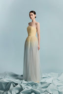 Peony Ombre Pleated Mesh Gown for women, from BYDI, The Viet Concept 
