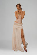 Pink Carina Corset Top for women, from La Vierge, The Viet Concept 