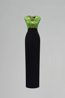 Advice Black Silk Taffeta Bow Cut-Out Gown for women, from IHF ATELIER, The Viet Concept