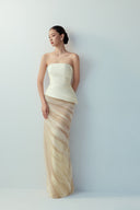 BYDI • Sela Ombre Taffeta & Mesh Mermaid Evening Gown