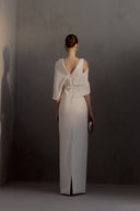 HA THANH VIET • Pernella Luxury White Poly Maxi Dress