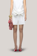 Collier Straight Wide Leg Velvet Mini Shorts for women, from Das La Vie, The Viet Concept 