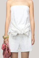 Collier Straight Open Shoulder Velvet Top for women, from Das La Vie, The Viet Concept 