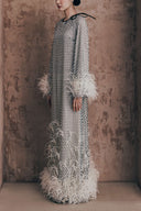 Aodai Luminous Eve Feather Couture for women, from LINH DOAN, The Viet Concept