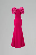 Dark Rose Mermaid Evening Gown for women, from IHF ATELIER, The Viet Concept