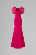 Dark Rose Mermaid Evening Gown for women, from IHF ATELIER, The Viet Concept
