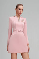Pink Vérine Mini Dress  for women, from Calista, The Viet Concept 