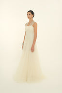 HAYTAN • Nooréa Cream Voluminous Hoop Skirt