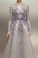 Qaranful 3D Floral Sequin A-Line Couture Gown for women, from 21SIX, The Viet Concept