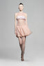 Pink Poppy Raffia Leaves Mini Dress for women, from Pham, The Viet Concept 