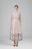 Cream Hopie Maxi Dress for women, from White Plan, The Viet Concept