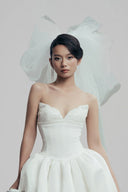 Gossamer Glow Chiffon Silk Mini Dress for women, from LINH DOAN, The Viet Concept 
