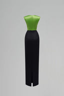 Advice Black Silk Taffeta Bow Cut-Out Gown for women, from IHF ATELIER, The Viet Concept