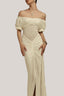 Hemera Hourglass Front Slit Jersey Floor Length Dress for women, from Poem, The Viet Concept 