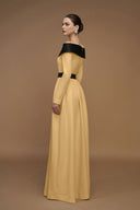 IHF ATELIER • Crystal Embellished Off-Shoulder A-Line Silk Taffeta Evening Dress
