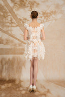 ROSEE de MATIN • BabyDoll White Mini Lace Dress