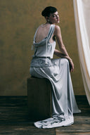 DUONG ATELIER • Silvara Strapless Silk Long Dress