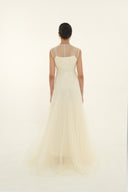 HAYTAN • Nooréa Cream Voluminous Hoop Skirt